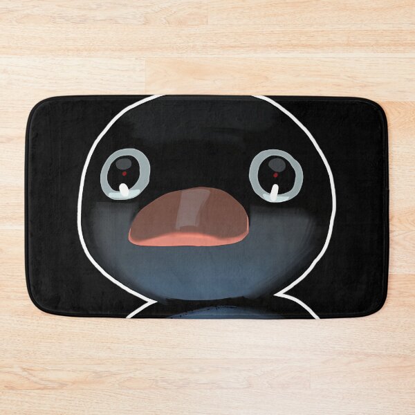 Item preview, Terrified Pingu Meme (Black Bg) designed and sold by Zaraothari.