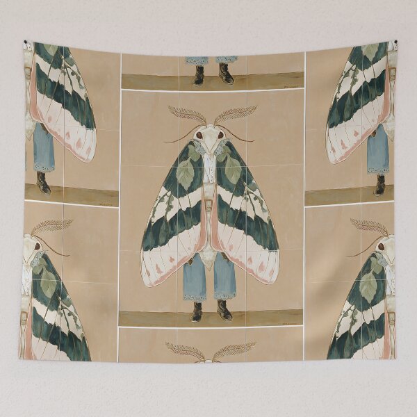 Item preview, Charming Cottagecore Moth designed and sold by bapupa.