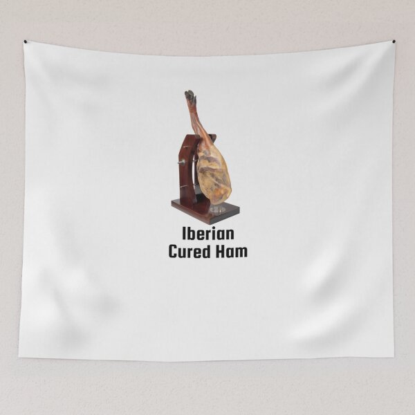 Item preview, Iberian Spanish Cured Ham Acorn Fed Pork Oak Smoked Meat Delicacy Expensive Food  	 designed and sold by icwyrudm24.
