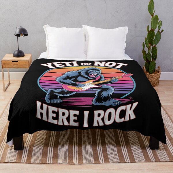 Item preview, Bigfoot Playing A Guitar Rock Sasquatch designed and sold by DoorwayThreads.