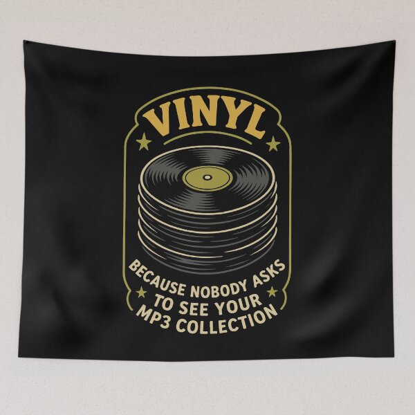 Item preview, Vinyl Nobody Asks See Your MP3 Collection designed and sold by LuminOrb.