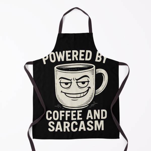 Item preview, Powered by Coffee and Sarcasm Funny Coffee Lover designed and sold by LuminOrb.