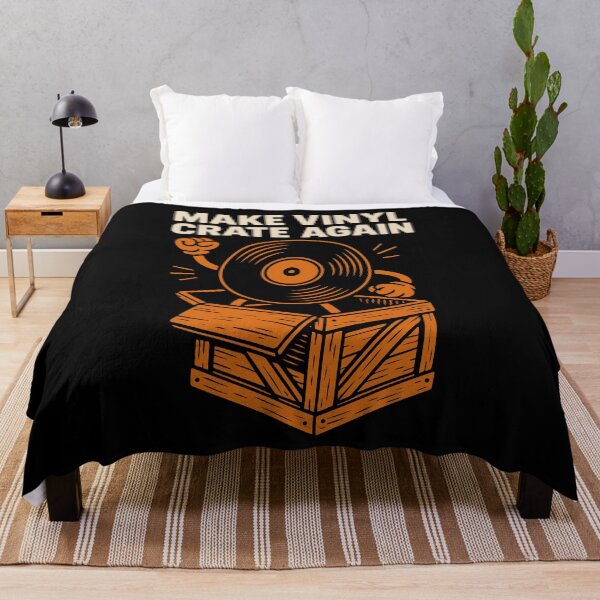 Item preview, Make Vinyl Crate Again Vinyl Record Lovers Retro designed and sold by LuminOrb.