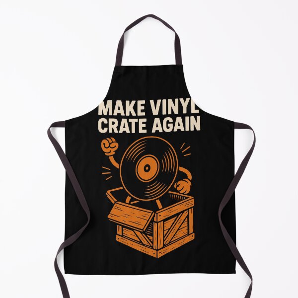Item preview, Make Vinyl Crate Again Vinyl Record Lovers Retro designed and sold by LuminOrb.
