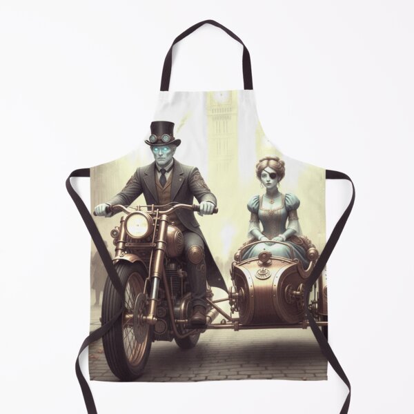Item preview, Lord & Lady of the Ether – Ghostly Ride in a Steampunk Sidecar designed and sold by Art's Diner.