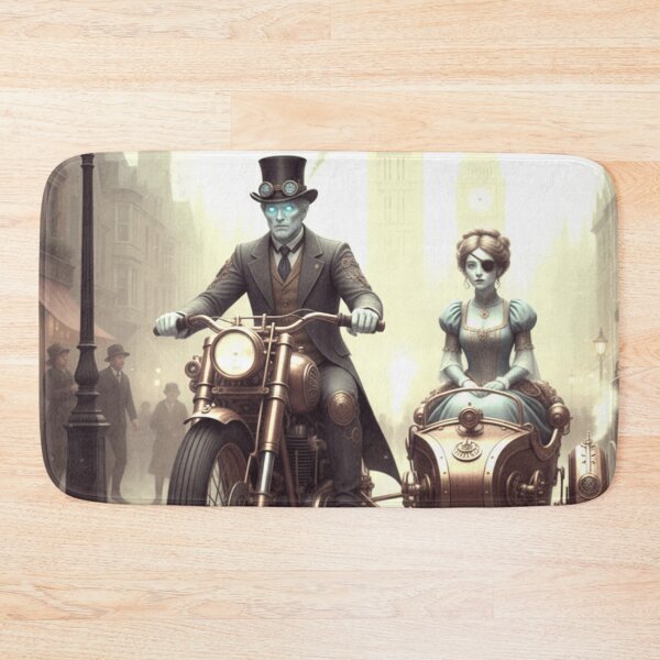 Item preview, Lord & Lady of the Ether – Ghostly Ride in a Steampunk Sidecar designed and sold by Art's Diner.