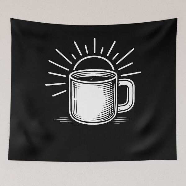 Item preview, Coffee Sunshine Morning Mug Design Art designed and sold by LuminOrb.