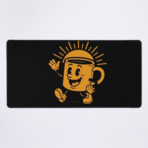 Item preview, Funny Retro Coffee Lover mascot Design designed and sold by LuminOrb.