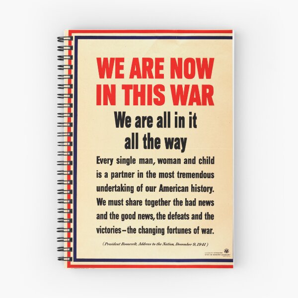 Item preview, Vintage WWII Propaganda Poster | USA 1941 | Patriotic War Effort Art | Pearl Harbor Unity | Roosevelt Speech Print designed and sold by artofuniverse.
