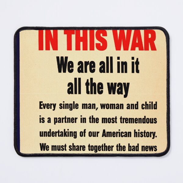 Item preview, Vintage WWII Propaganda Poster | USA 1941 | Patriotic War Effort Art | Pearl Harbor Unity | Roosevelt Speech Print designed and sold by artofuniverse.