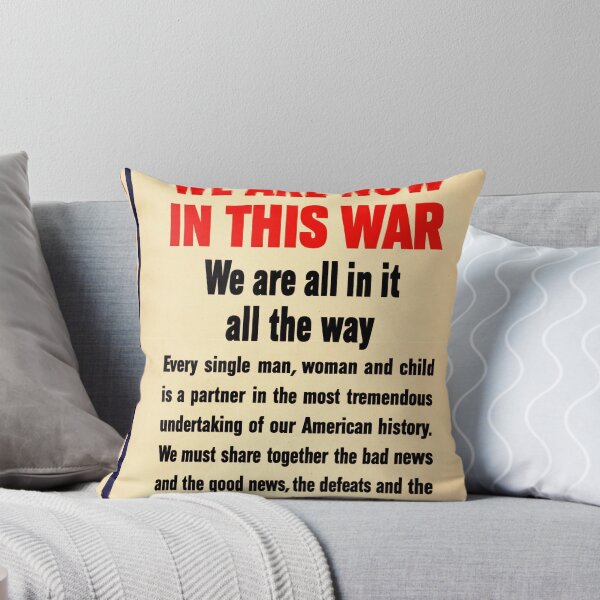 Item preview, Vintage WWII Propaganda Poster | USA 1941 | Patriotic War Effort Art | Pearl Harbor Unity | Roosevelt Speech Print designed and sold by artofuniverse.