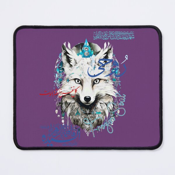 Item preview, Frozen Soul Fox – Mystical Spirit Animal Art designed and sold by Doodle-Bloom.