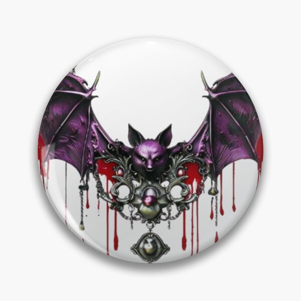 Item preview, Bat collar – Gothic statement necklace for Halloween designed and sold by Antik by Schulz.