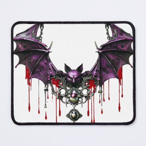 Item preview, Bat collar – Gothic statement necklace for Halloween designed and sold by Antik by Schulz.