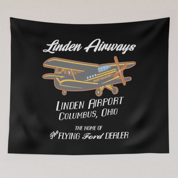 Item preview, THE LINDEN AIRWAYS - Home Of The Flying Ford Dealer Classic 		 designed and sold by wullefsi85.