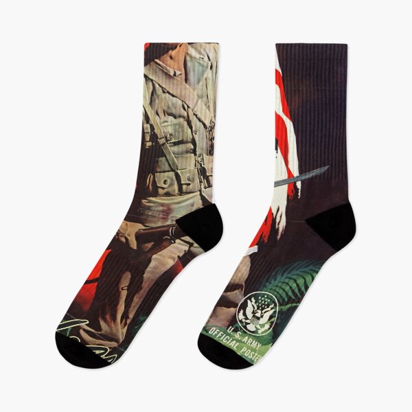 Item preview, Vintage WWII US Army Poster | Collect Metal for Munitions | Patriotic Soldier with Rifle &  Flag | Wartime Propaganda Art designed and sold by artofuniverse.