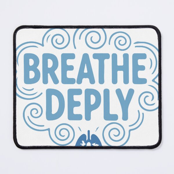 Item preview, Breathe Deeply Mindful Breathing Swirls designed and sold by cooljude.