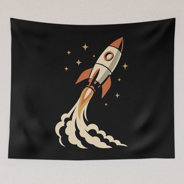 Item preview, Rocket Launch Outer Space Exploration Fun designed and sold by LuminOrb.