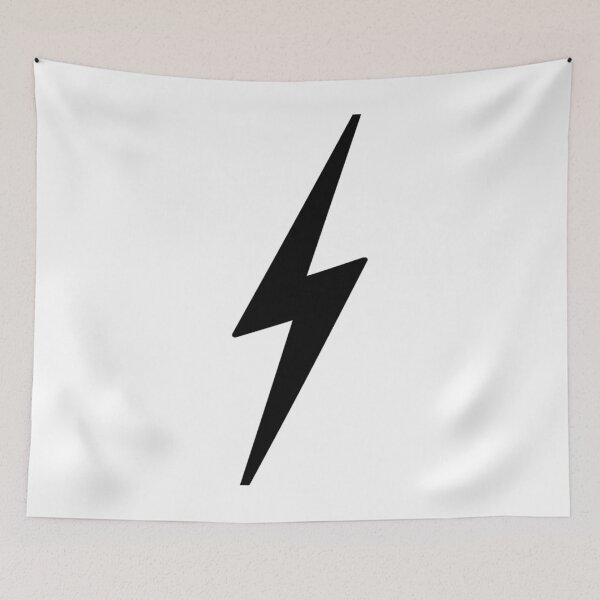 Item preview, Black Lightning Bolt designed and sold by MelanieCarol.