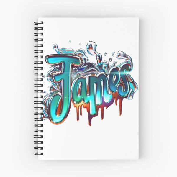 Item preview, James 3D Graffiti Style Name Art designed and sold by AlexLineArt.