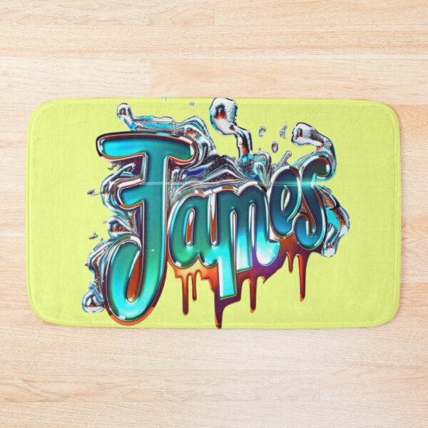 Item preview, James 3D Graffiti Style Name Art designed and sold by AlexLineArt.