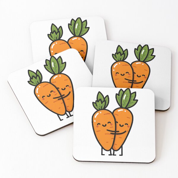 Item preview, Cute hugging carrots designed and sold by Baart72.