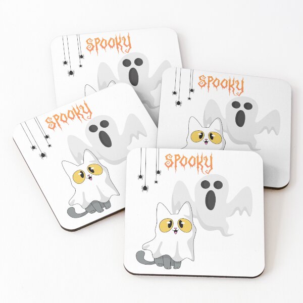 Item preview, Halloween. Spooky ghosts and spiders. designed and sold by Dinasshop.