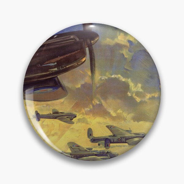 Artikelvorschau, Britisches Propagandaplakat aus dem 2. Weltkrieg | Wings for Victory Art | RAF-Bomber | Militärflugzeuge | Vintage-Kriegskunst | Wohndekor & mehr entworfen und verkauft von artofuniverse.