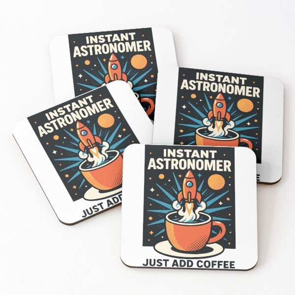 Item preview, Funny Astronomy Instant Astronomer Just Add Coffee designed and sold by LuminOrb.