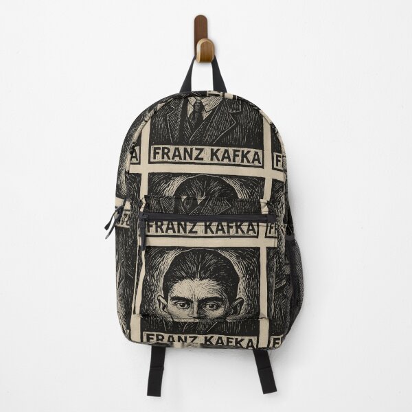 Item preview, Frank Kafka — Linocut drawing artwork illustration designed and sold by Oqueartecura.