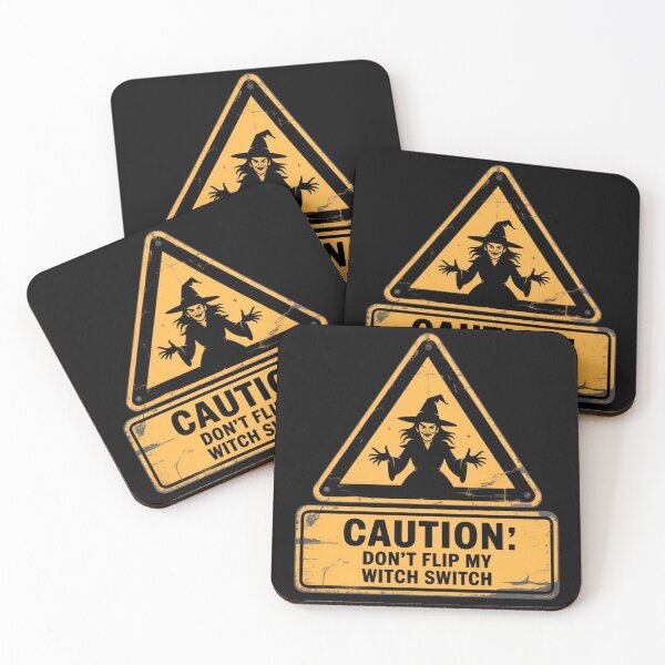 Item preview, Don’t Flip My Witch Switch - Halloween Warning Sign designed and sold by PeteLawliiet.