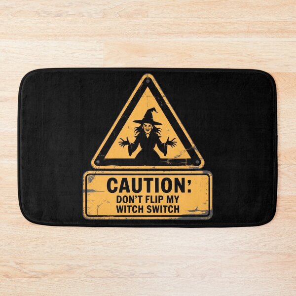 Item preview, Don’t Flip My Witch Switch - Halloween Warning Sign designed and sold by PeteLawliiet.