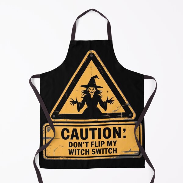 Item preview, Don’t Flip My Witch Switch - Halloween Warning Sign designed and sold by PeteLawliiet.