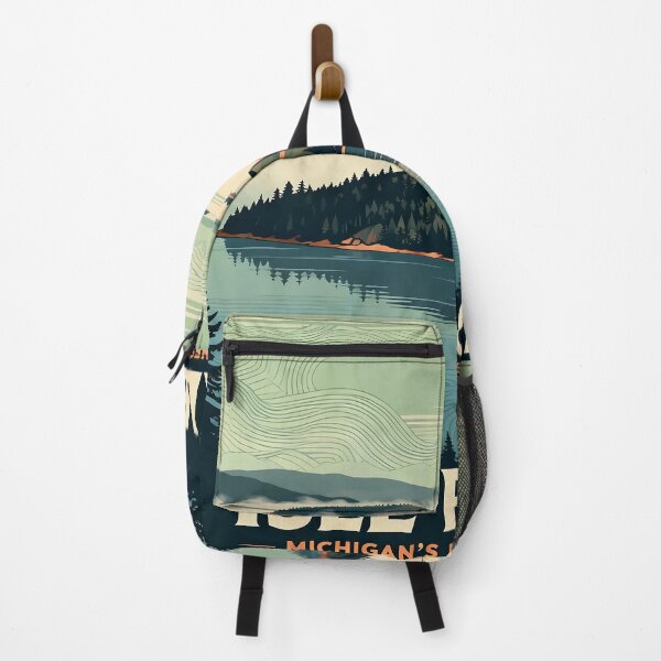Item preview, Isle Royale National Park Vintage Travel Poster – Michigan's Hidden Wilderness designed and sold by TrendSh0p.