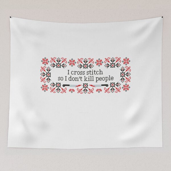 Item preview, I Cross Stitch Quote - Pixel Style  	 designed and sold by ncyvyspoj42.