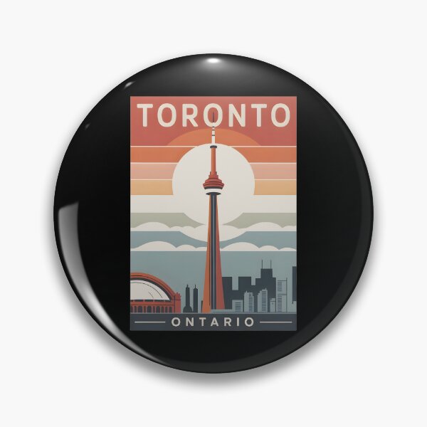 Item preview, Toronto CN Tower Vintage Travel Design designed and sold by Paper Drip.