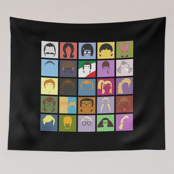 Item preview, Bobs Burgers Characters designed and sold by MelanieCarol.