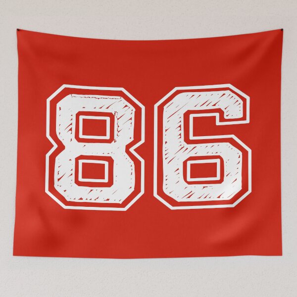 Item preview, Number 86, Eighty Six White designed and sold by Jeallan Designs.