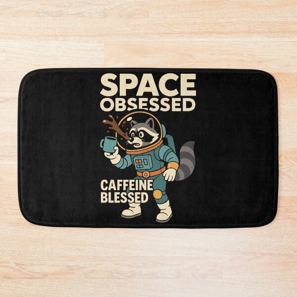 Item preview, Space Obsessed Caffeine Blessed Astronomy Funny designed and sold by LuminOrb.