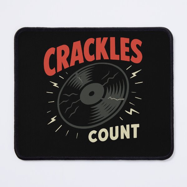 Item preview, Crackles Count Vinyl Record Music Lovers designed and sold by LuminOrb.