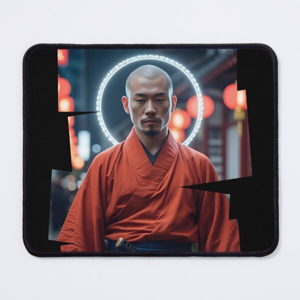 Item preview, Urban monk with LED halo and katana 7 designed and sold by Neon G.