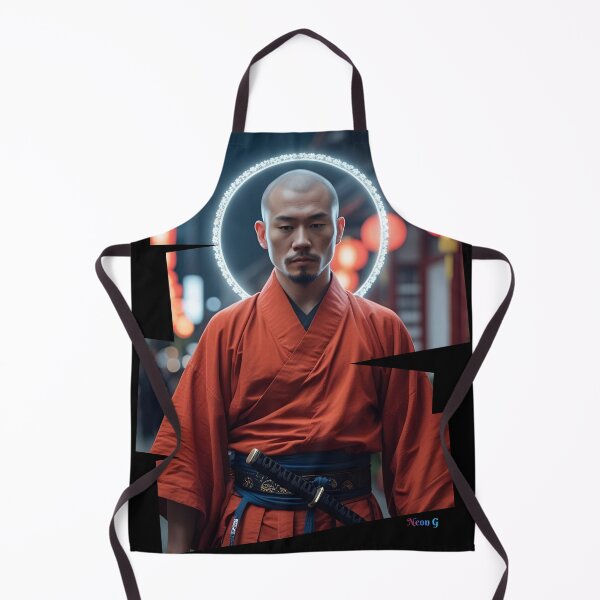 Item preview, Urban monk with LED halo and katana 7 designed and sold by Neon G.
