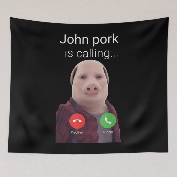 Item preview,  John Pork Is Calling designed and sold by Miettamico28.