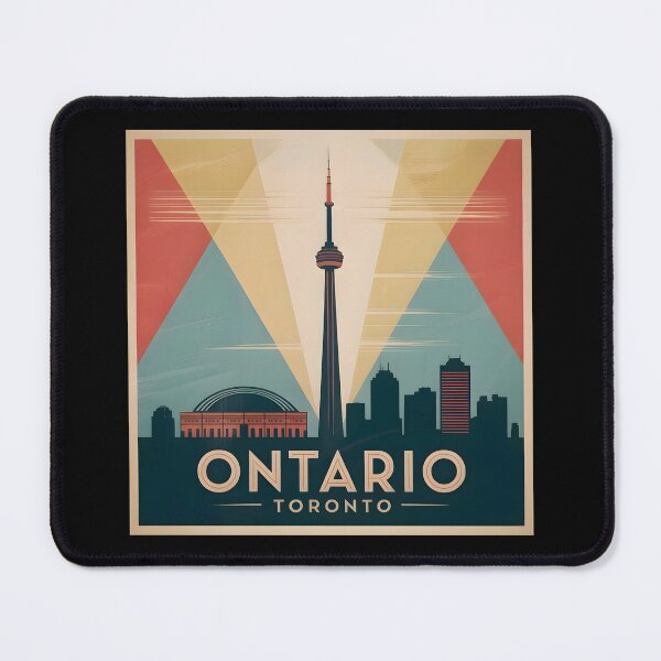 Item preview, Toronto CN Tower Vintage Travel Design designed and sold by Paper Drip.