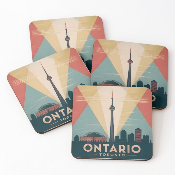 Item preview, Toronto CN Tower Vintage Travel Design designed and sold by Paper Drip.