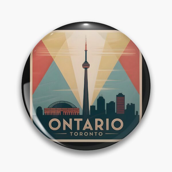 Item preview, Toronto CN Tower Vintage Travel Design designed and sold by Paper Drip.