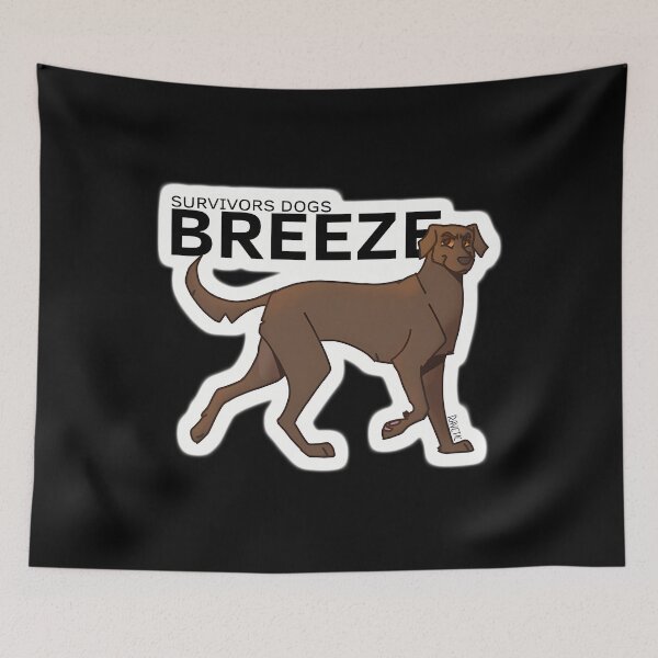 Item preview, Breeze Survivors Dogs Character Drawings designed and sold by MelanieCarol.