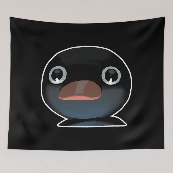 Item preview,  Terrified Pingu Meme (Light Pink Bg) designed and sold by OrnelLuna.