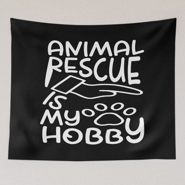 Item preview, Animal Rescue Is My Hobby – Animal Lover & Volunteer Design – Pet & Wildlife Gift designed and sold by sednalafandy79.