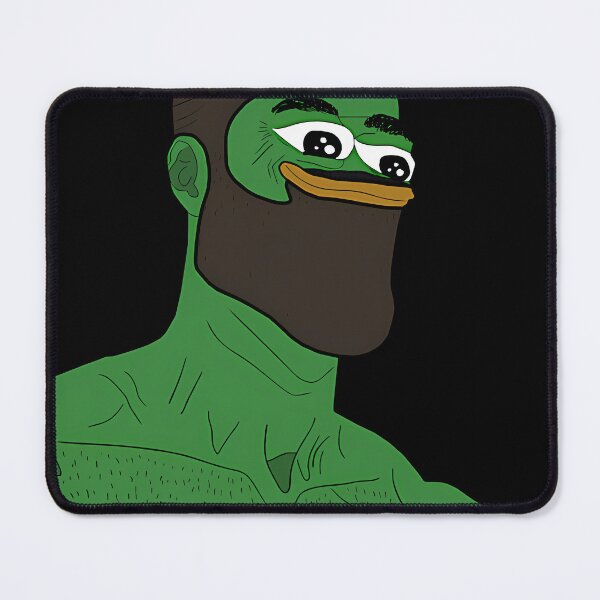Item preview, Rare Gigachad Pepe designed and sold by OrnelLuna.